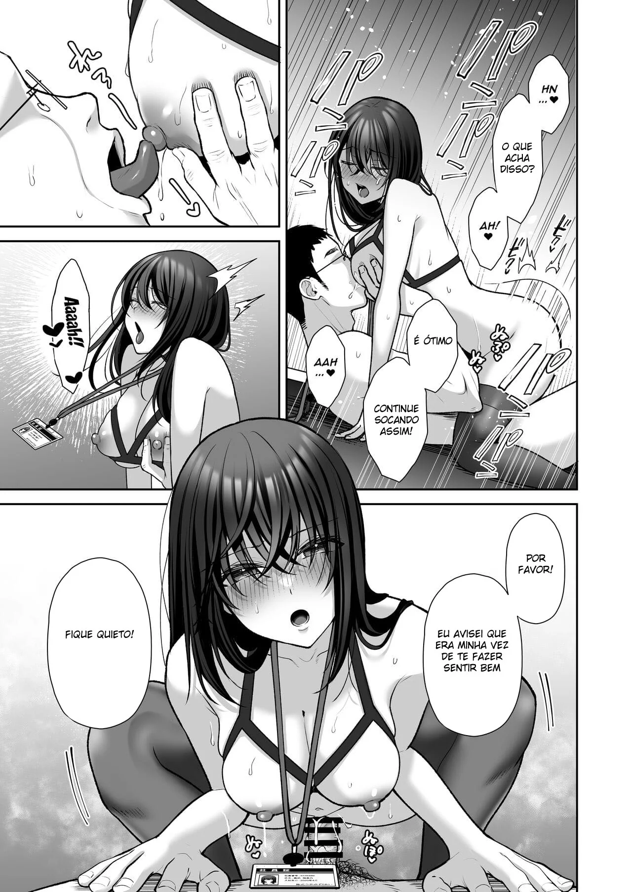 Secretária Piranha Transa Loucamente com Seu Chefe em Hentai HQ Brasileiro