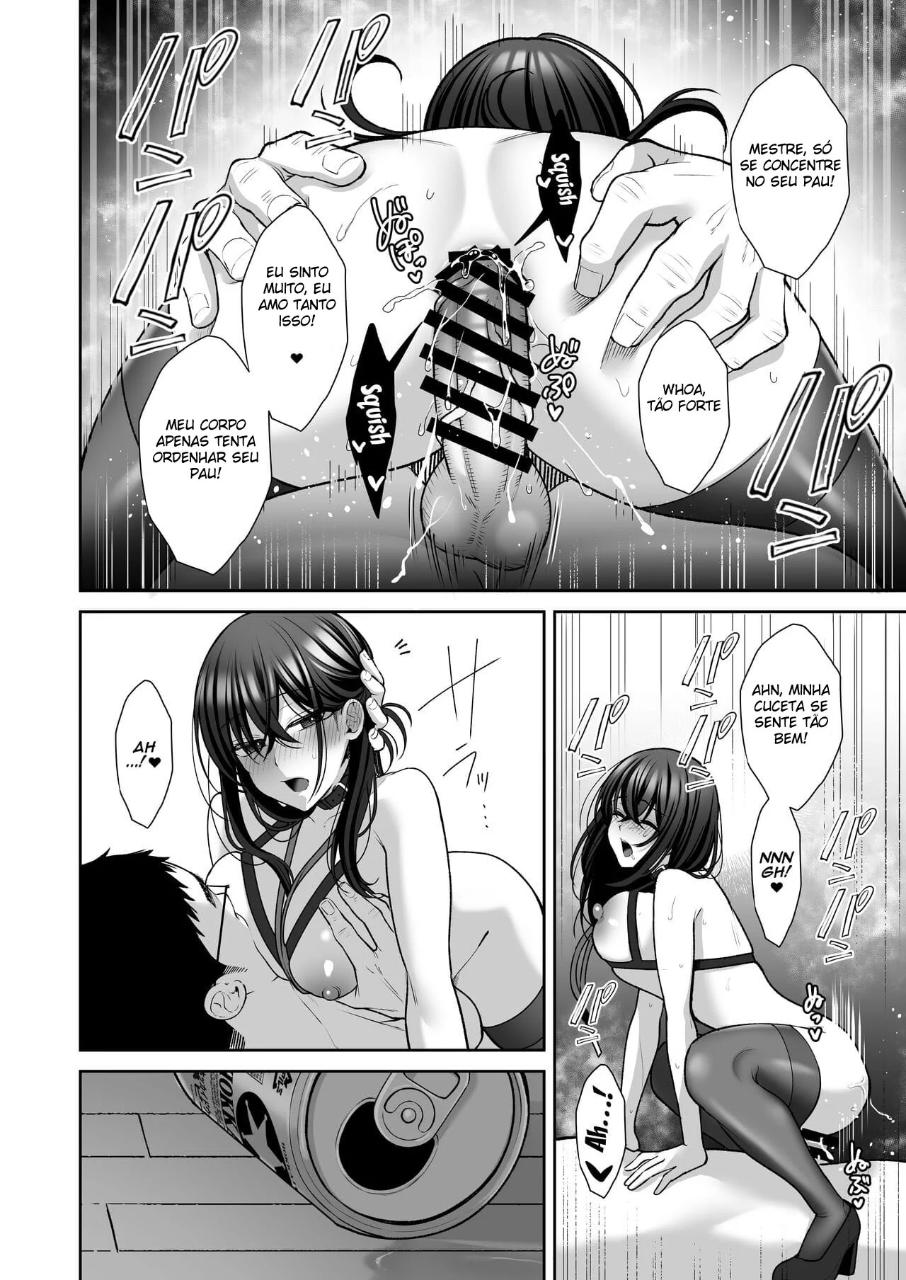Secretária Piranha Transa Loucamente com Seu Chefe em Hentai HQ Brasileiro