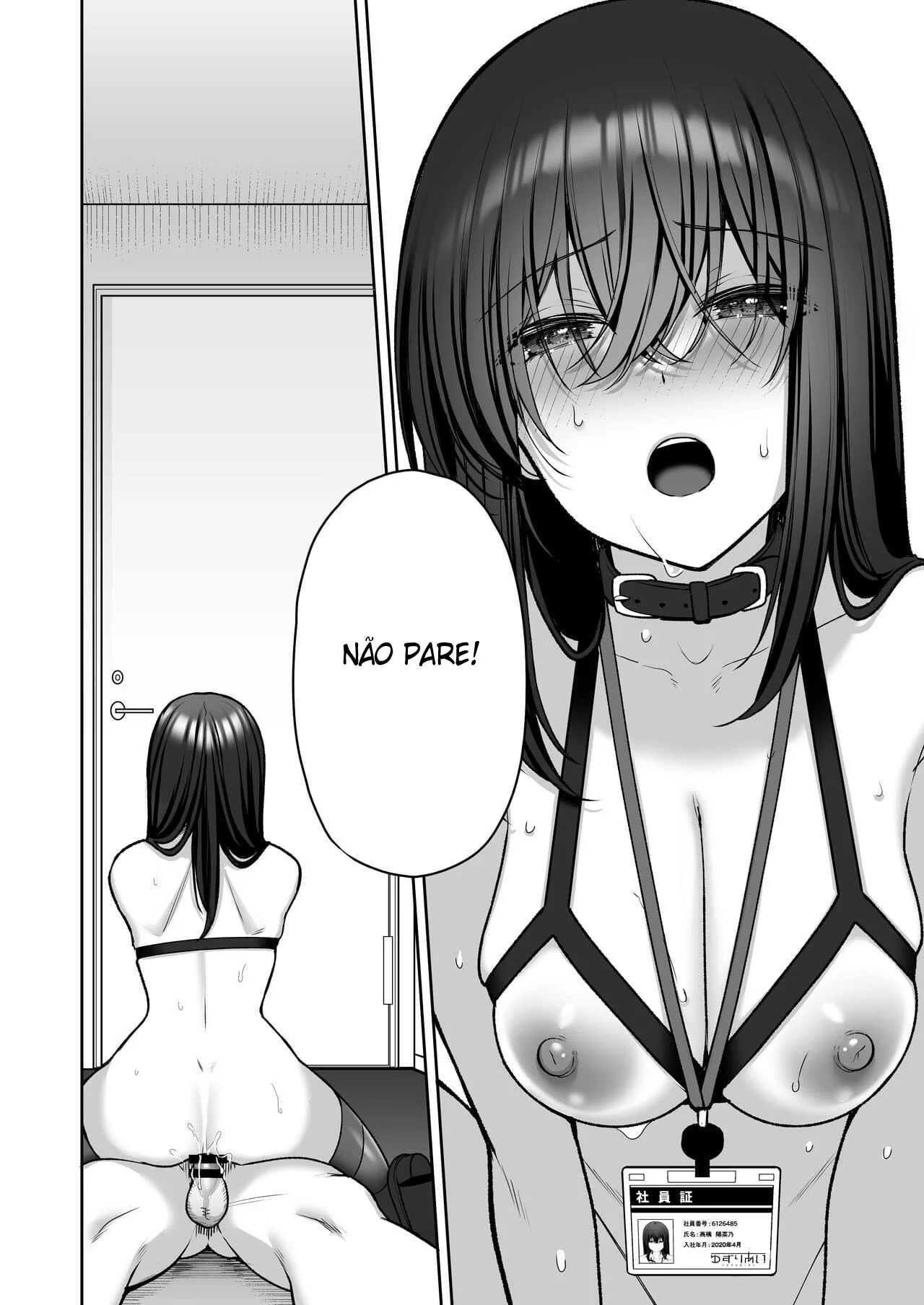 Secretária Piranha Transa Loucamente com Seu Chefe em Hentai HQ Brasileiro
