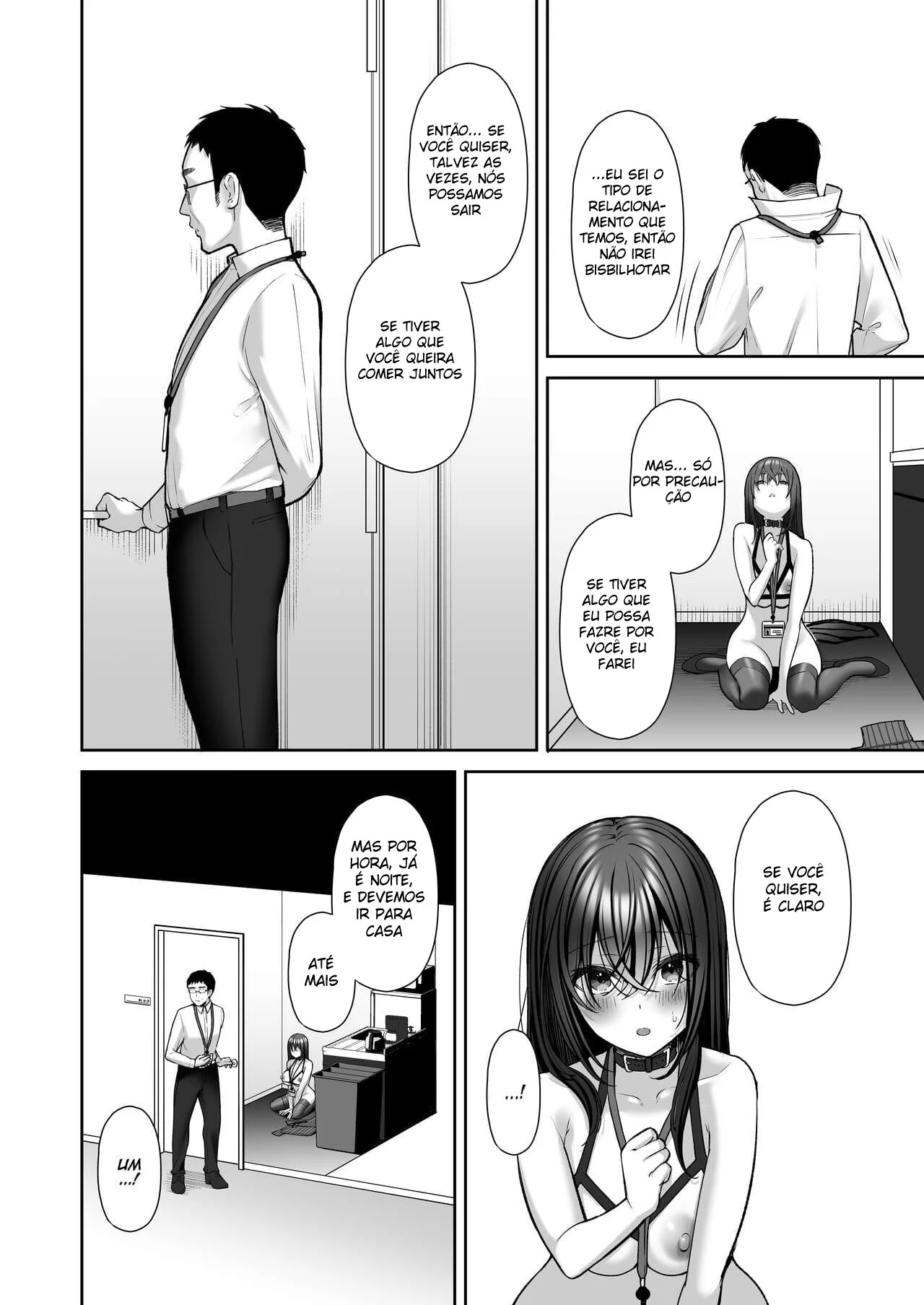 Secretária Piranha Transa Loucamente com Seu Chefe em Hentai HQ Brasileiro