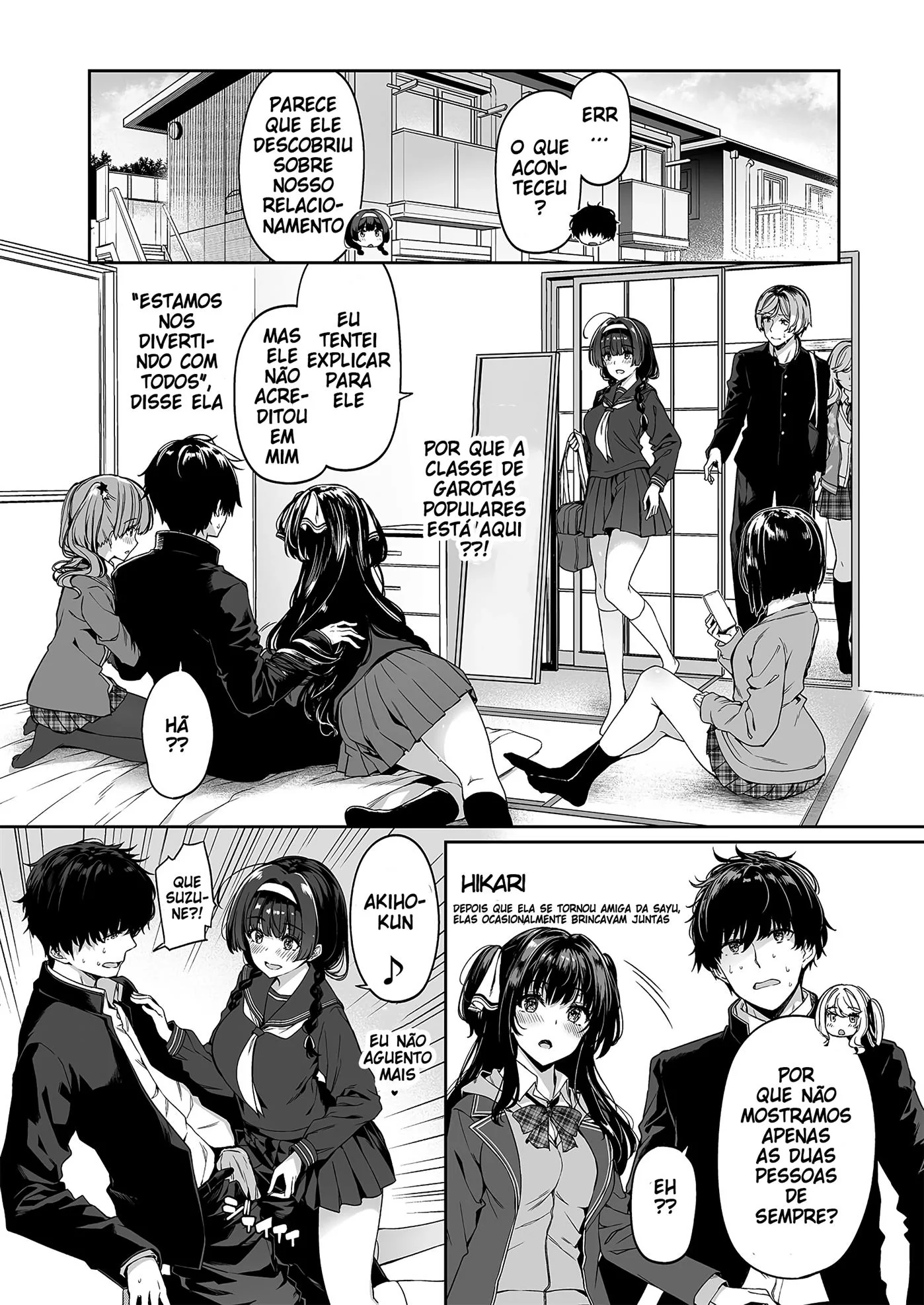 Orgia na Escola: A Vadia Peituda e o Namorado Tarado em Hentai HQ Brasileiro