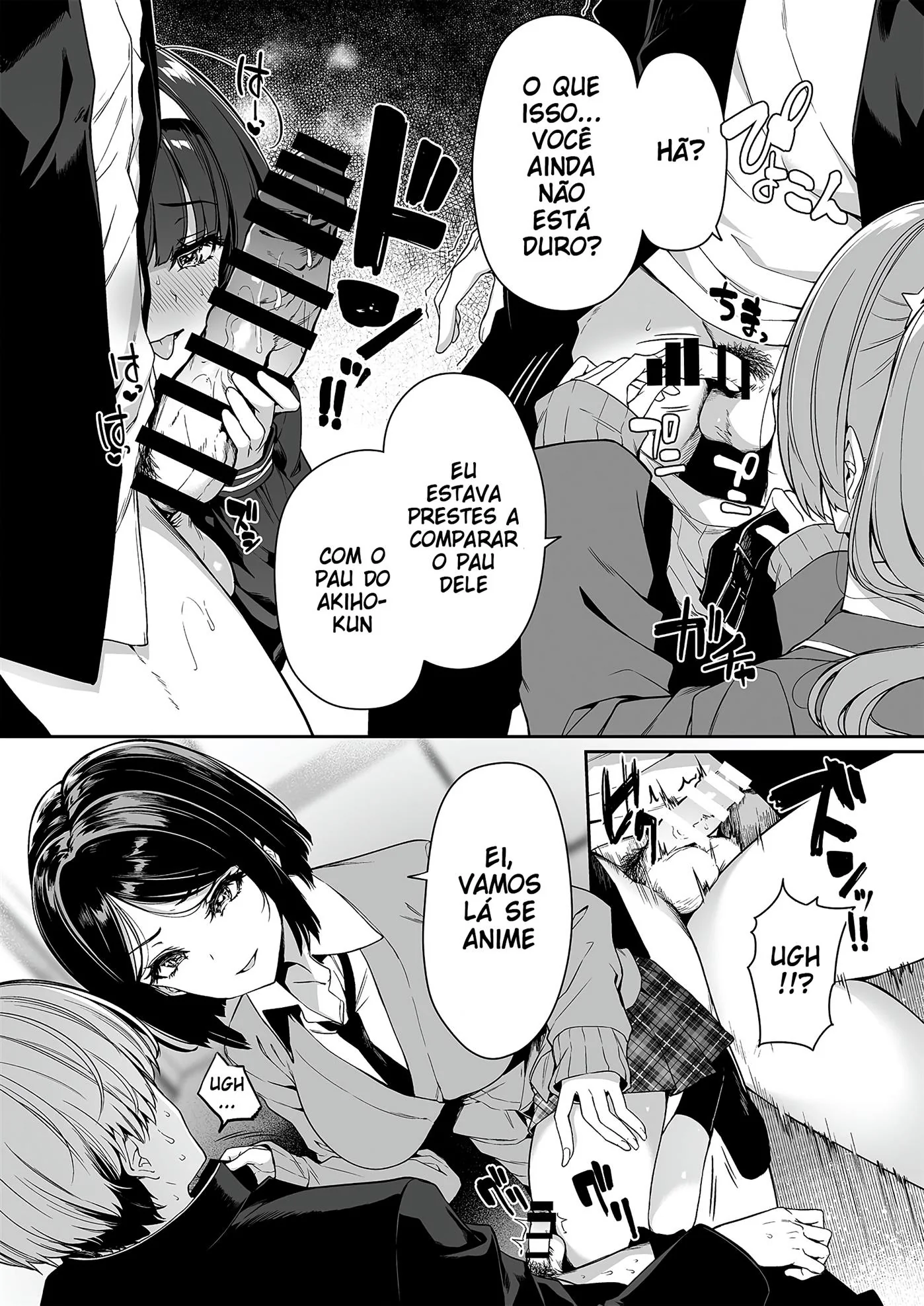 Orgia na Escola: A Vadia Peituda e o Namorado Tarado em Hentai HQ Brasileiro