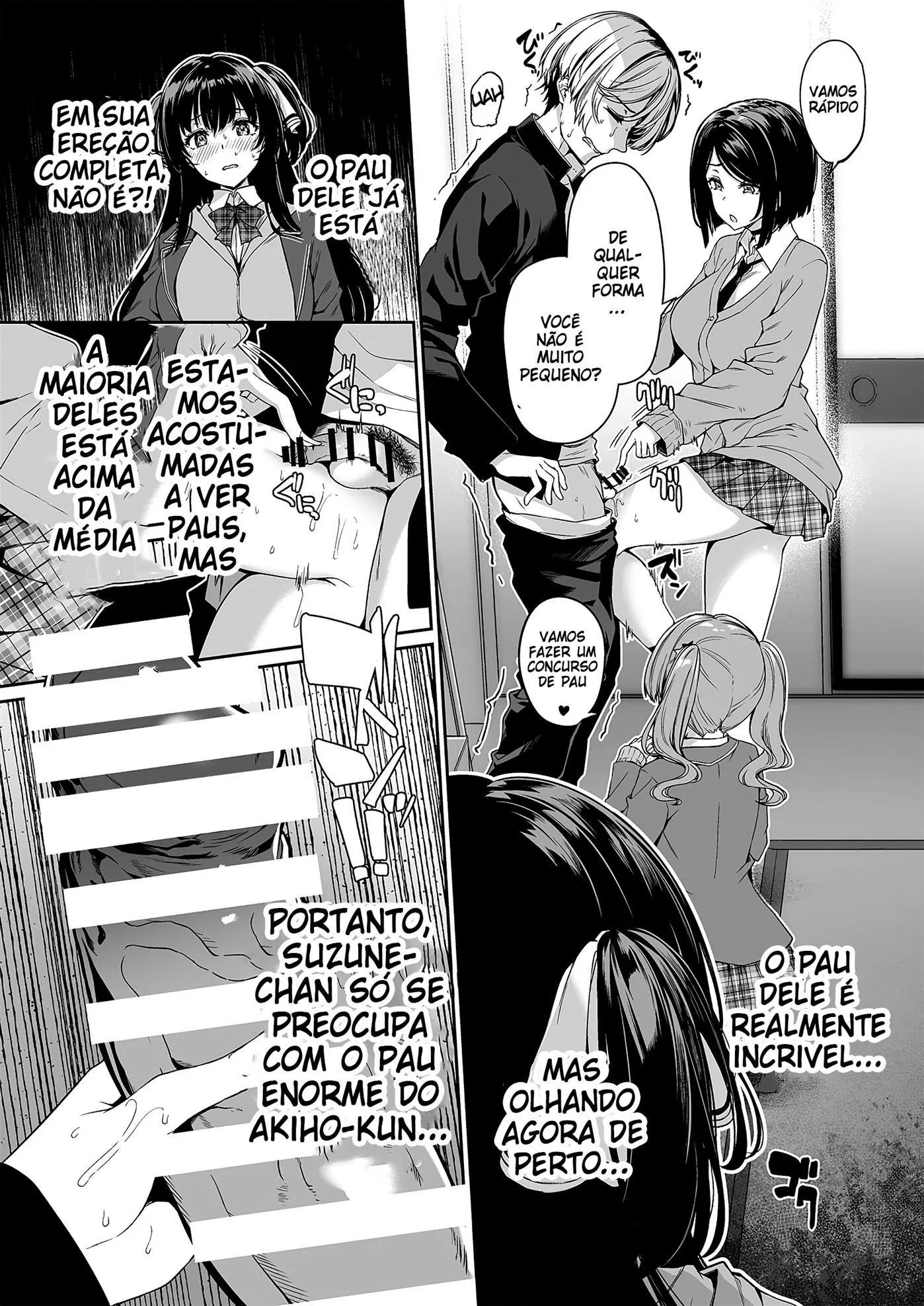 Orgia na Escola: A Vadia Peituda e o Namorado Tarado em Hentai HQ Brasileiro