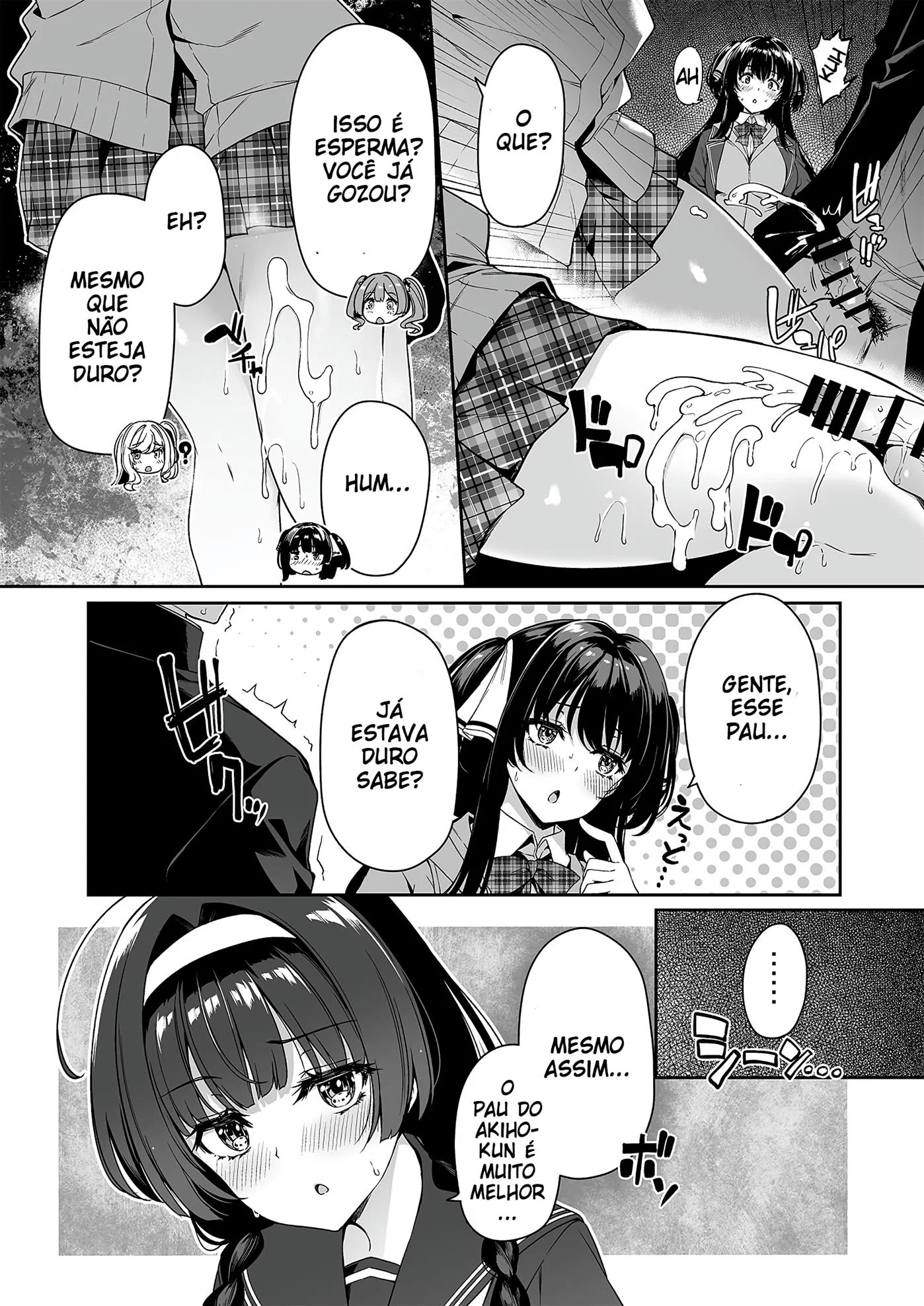 Orgia na Escola: A Vadia Peituda e o Namorado Tarado em Hentai HQ Brasileiro