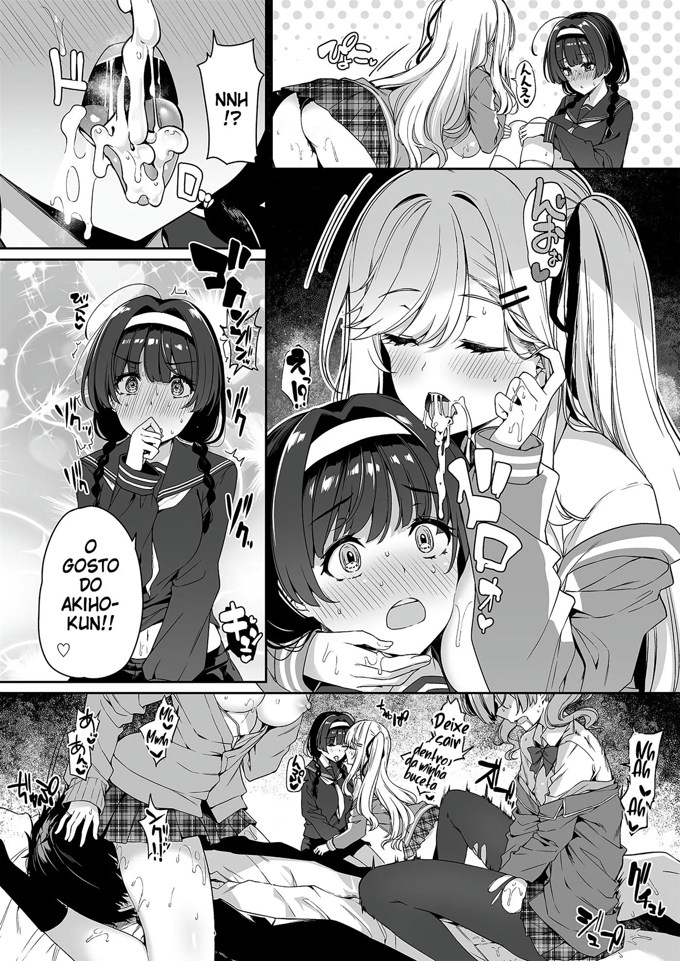 Orgia na Escola: A Vadia Peituda e o Namorado Tarado em Hentai HQ Brasileiro