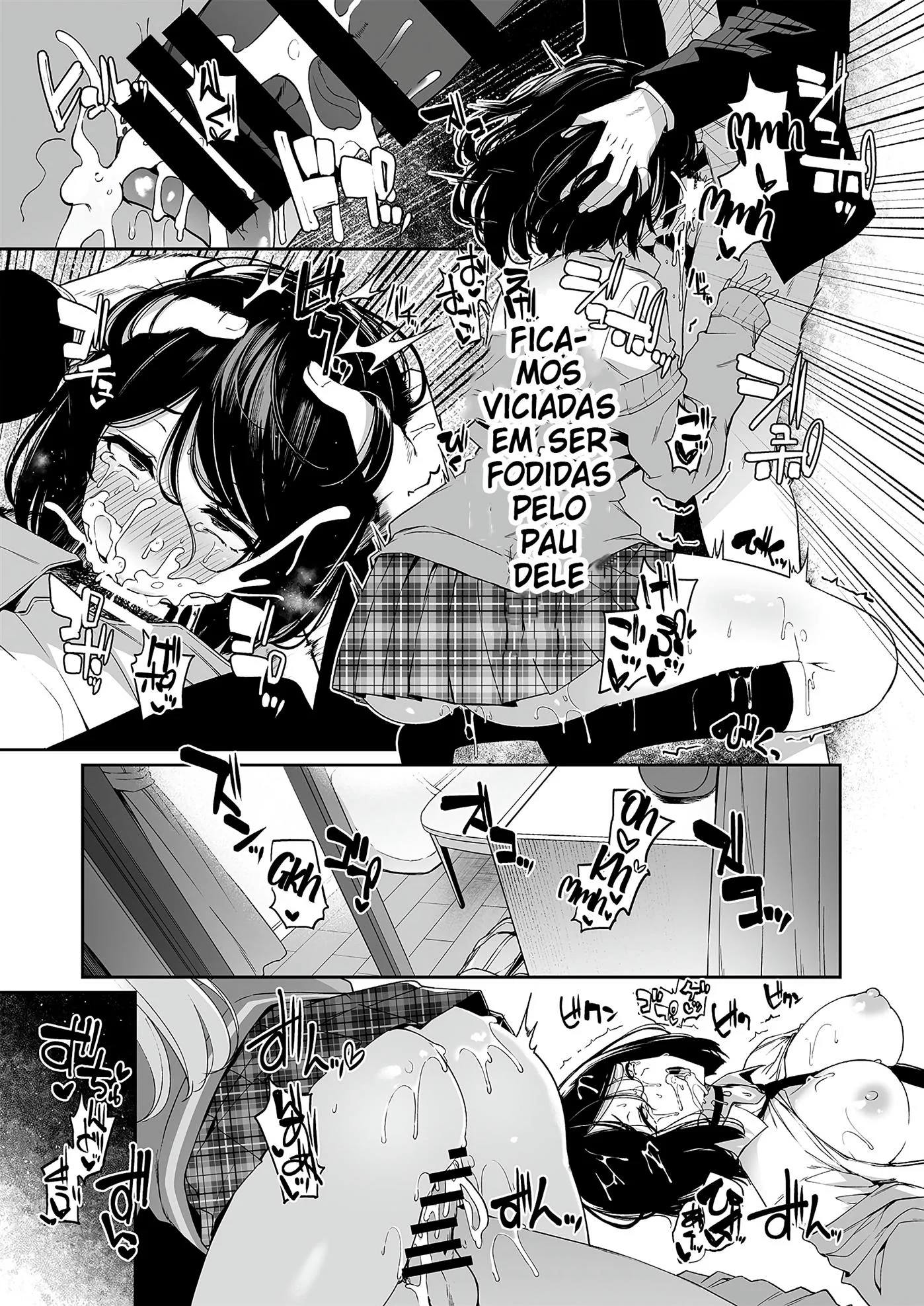 Orgia na Escola: A Vadia Peituda e o Namorado Tarado em Hentai HQ Brasileiro