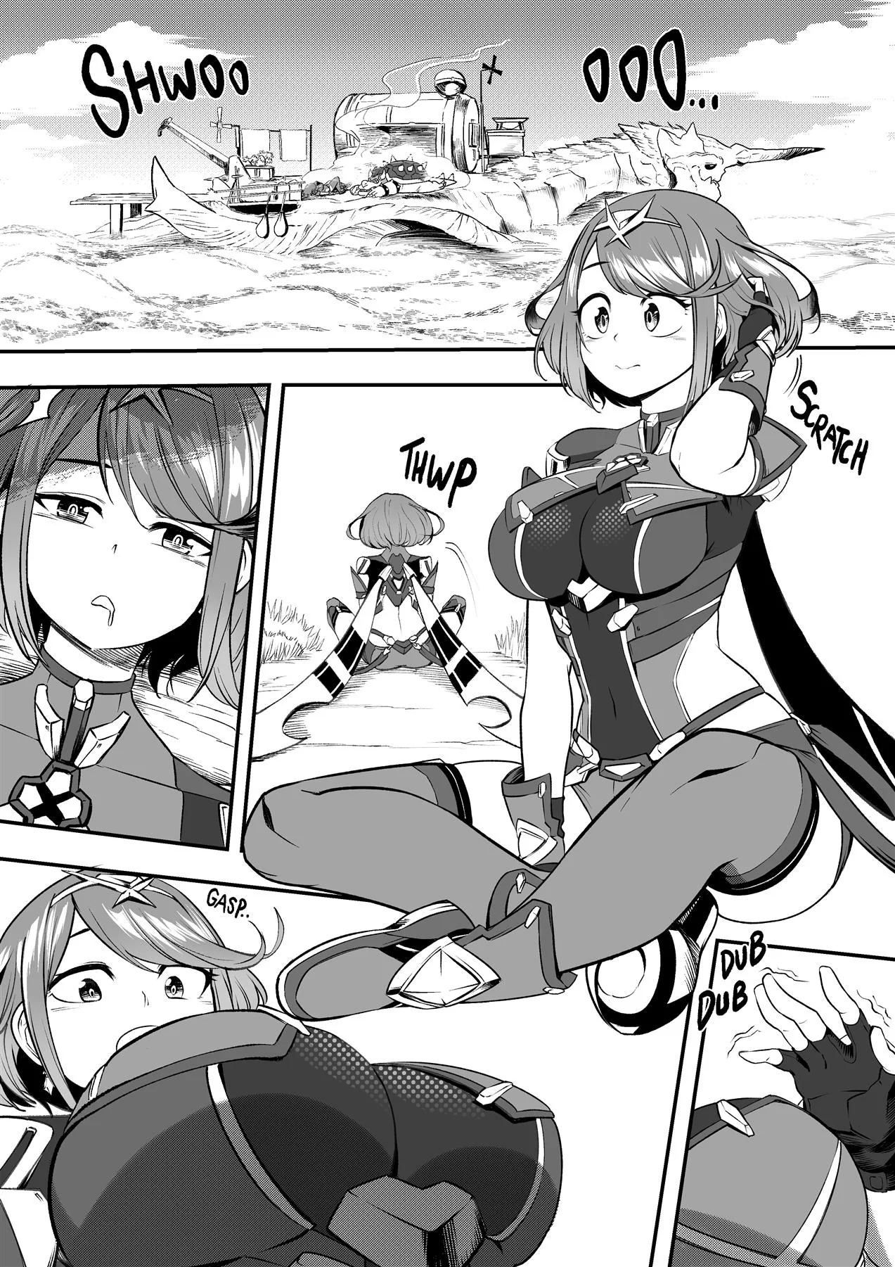 Troca de Corpos: Bayonetta X Bowser X Mythra e Pyra em Hentai HQ Brasileiro