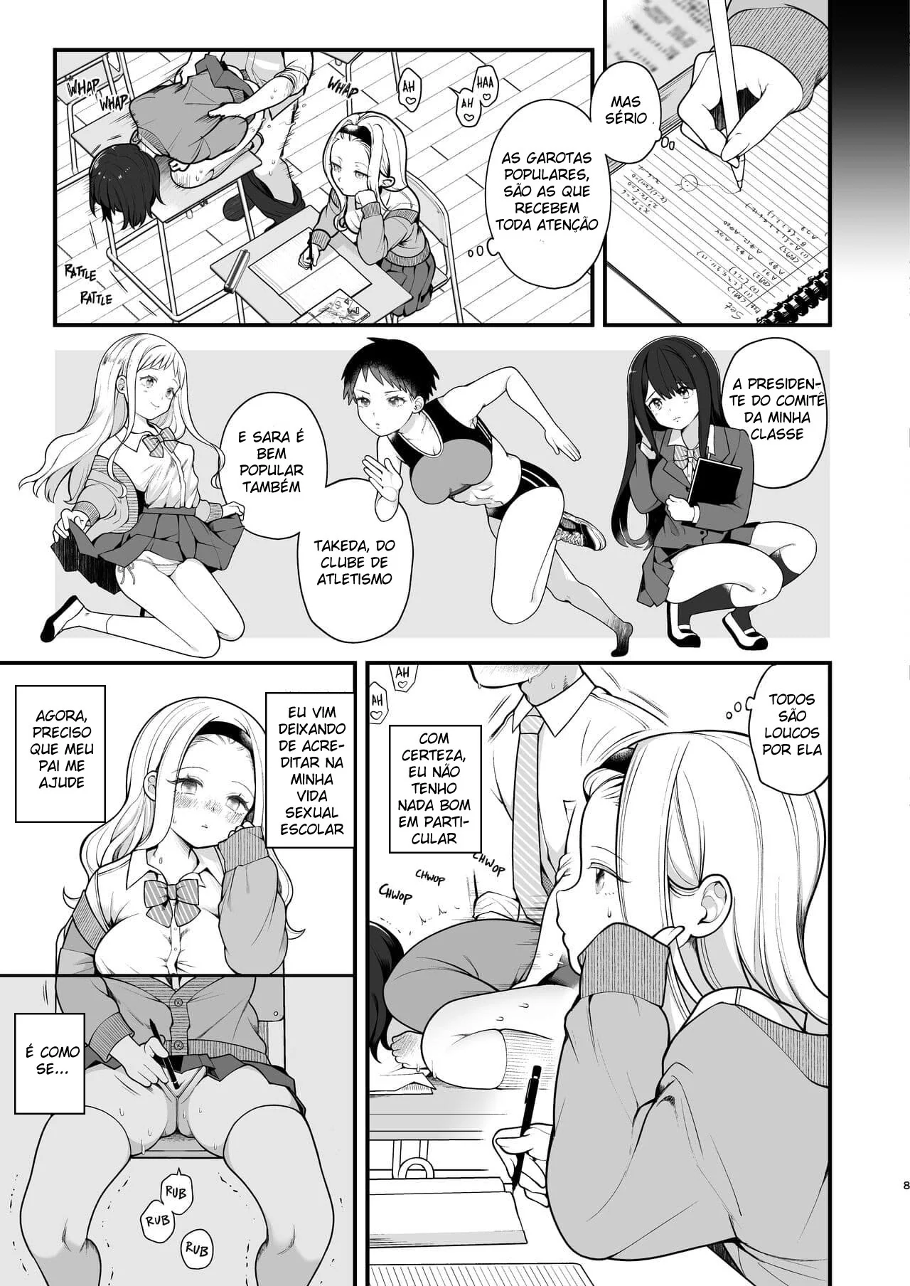 Explorando a Sensualidade da Garota Impopular em um Mundo Onde o Sexo é Obrigatório” em HQ Brasileiro