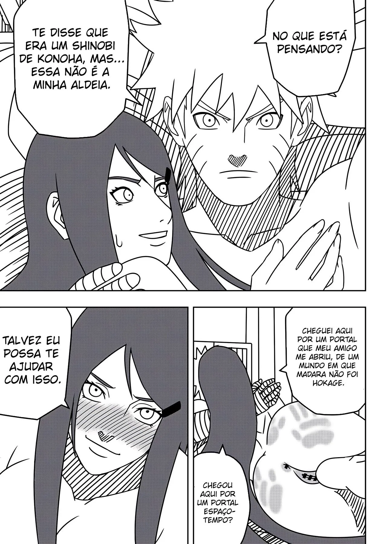 Naruto e Kushina: A Chupeta da Piranha