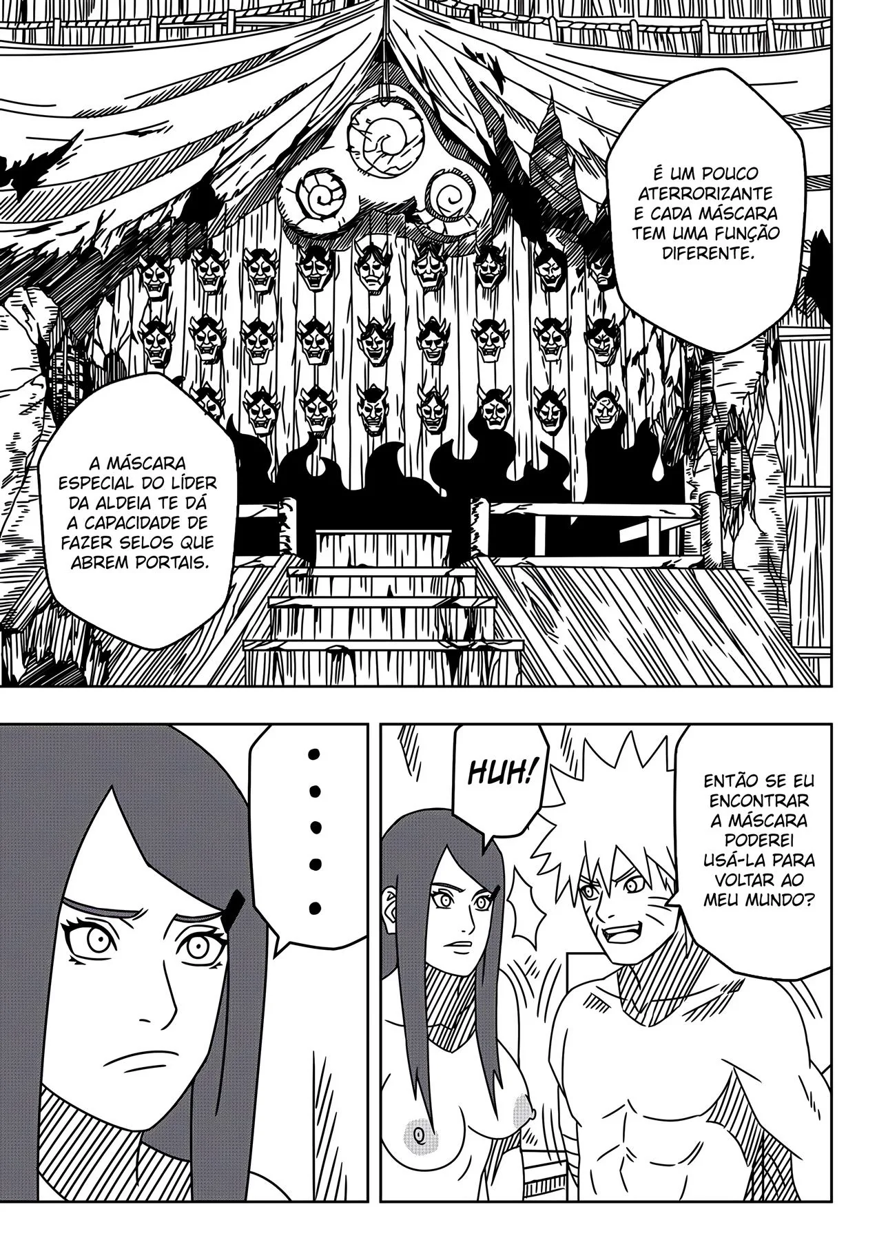 Naruto e Kushina: A Chupeta da Piranha