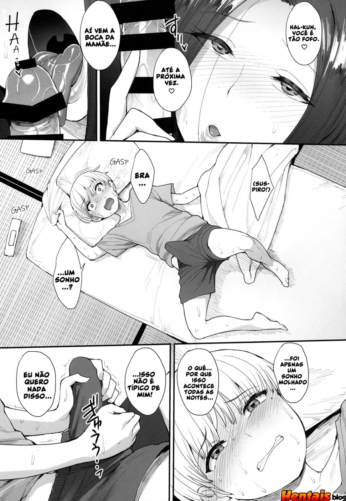Vizinhas Gostosas Pegando o Garotão Sortudo em Hentai HQ Brasileiro