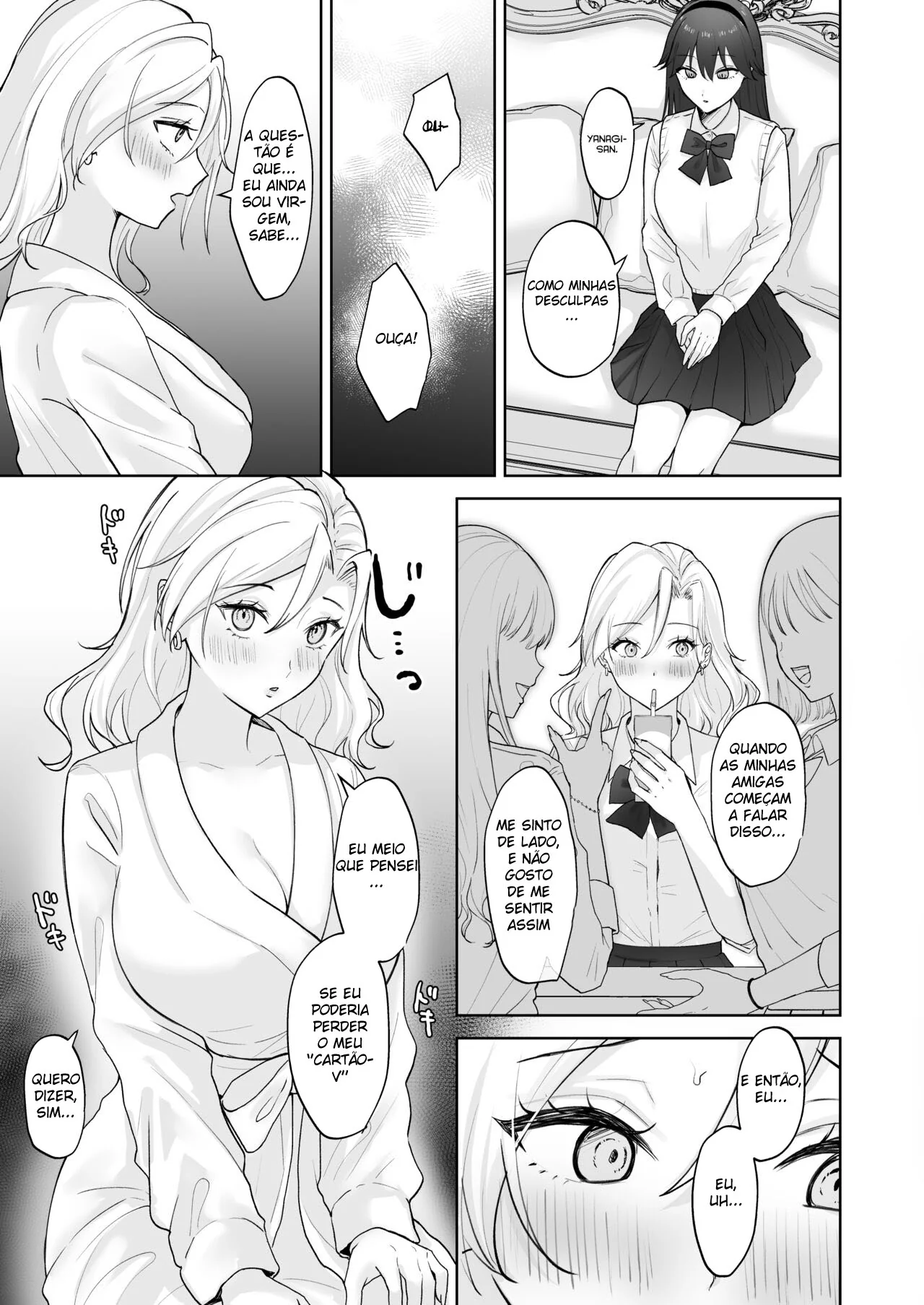 Piranha Virgem se Entrega à Rola da Futanari Dominante em Brasil Hentai