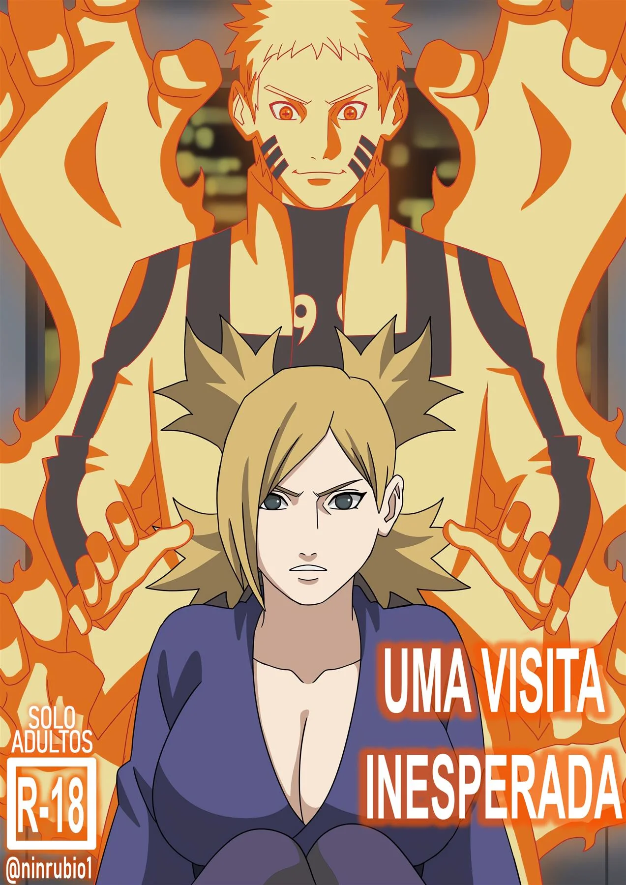 Naruto e o Bacanal com Hinata, Hanabi e Temari em HQ de Sexo – Hentai Brasileiro