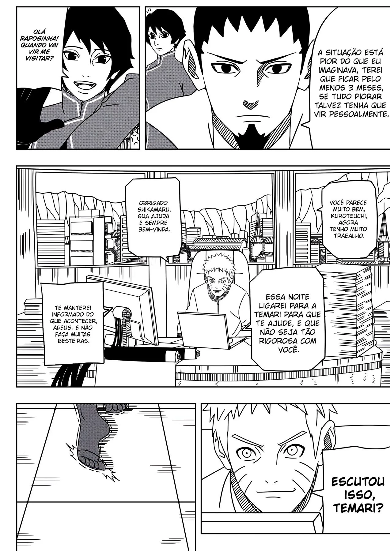 Naruto e o Bacanal com Hinata, Hanabi e Temari em HQ de Sexo – Hentai Brasileiro
