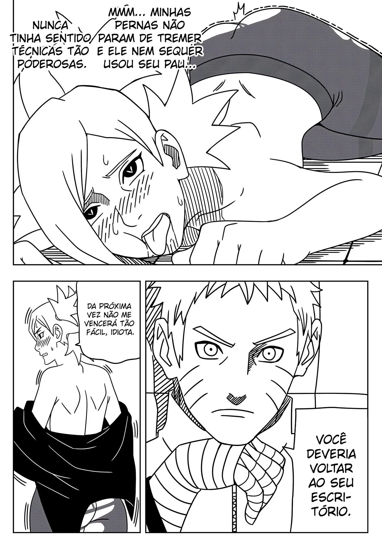 Naruto e o Bacanal com Hinata, Hanabi e Temari em HQ de Sexo – Hentai Brasileiro