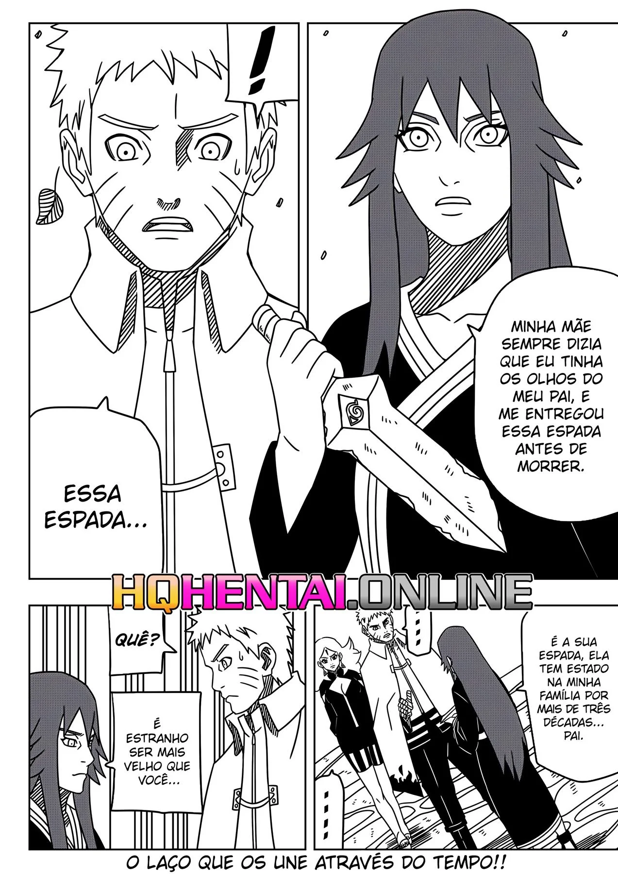 Naruto e o Bacanal com Hinata, Hanabi e Temari em HQ de Sexo – Hentai Brasileiro