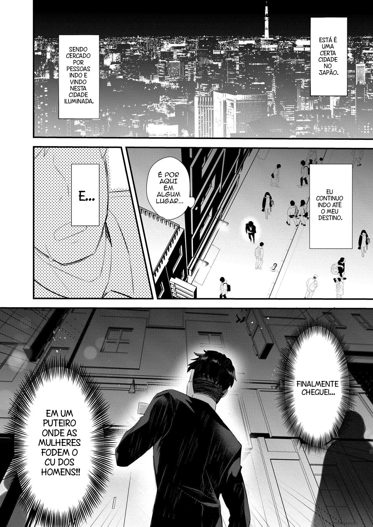 Futanari Anal: Piranha com Piroca Enorme Fodendo Homem em Hentai HQ Brasileiro