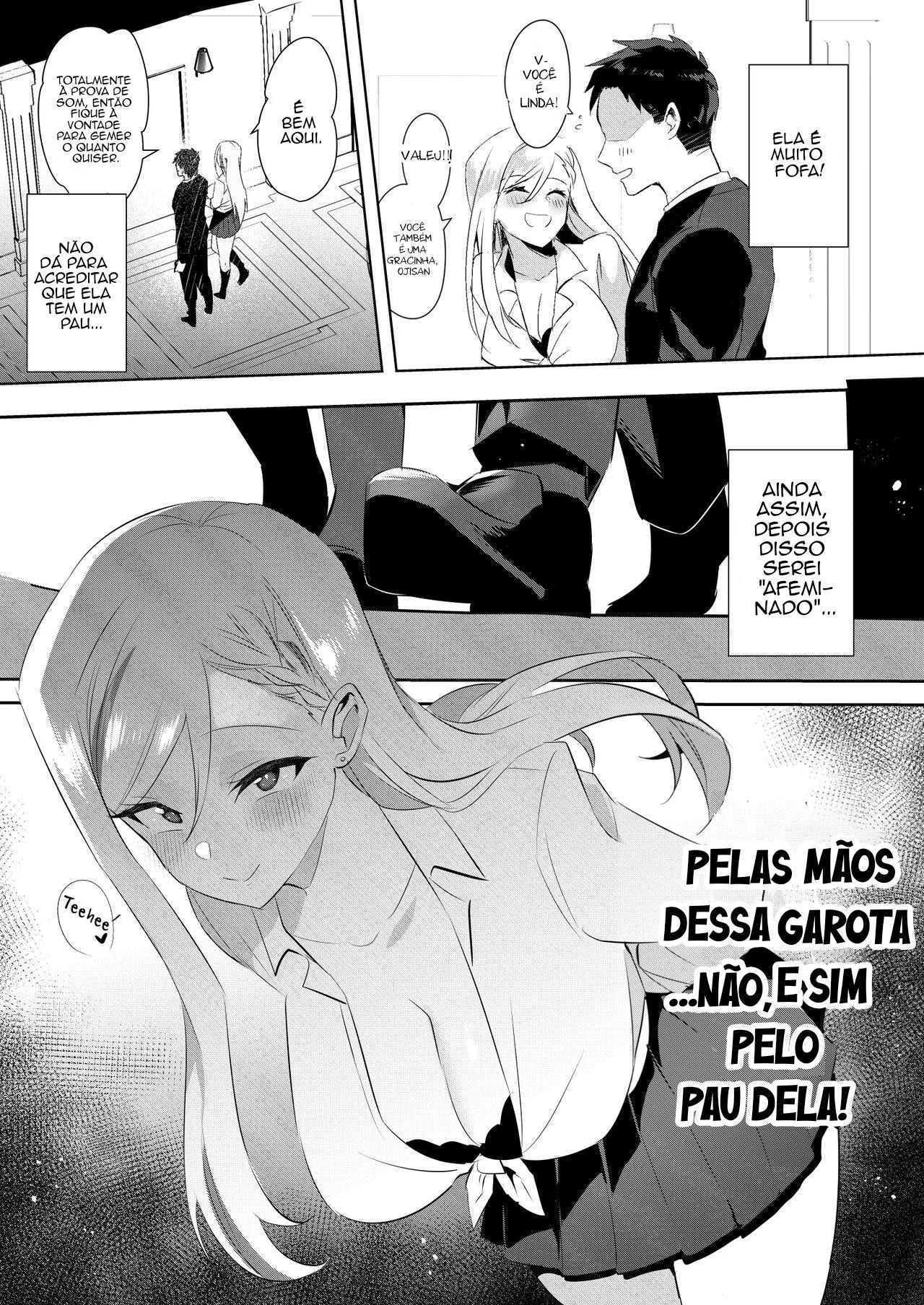 Futanari Anal: Piranha com Piroca Enorme Fodendo Homem em Hentai HQ Brasileiro