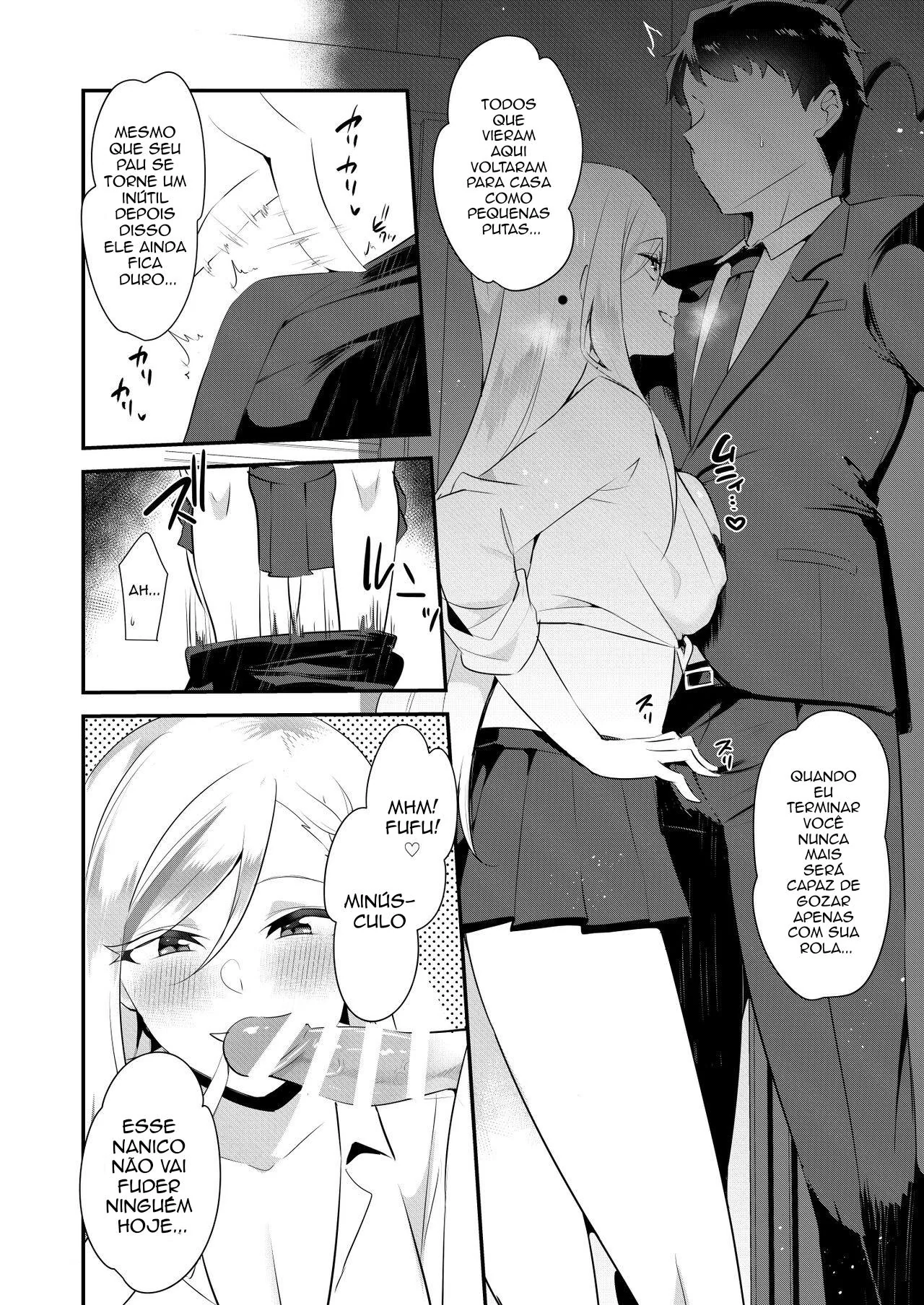 Futanari Anal: Piranha com Piroca Enorme Fodendo Homem em Hentai HQ Brasileiro
