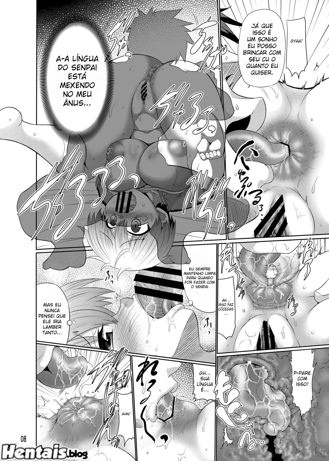 Uzaki-chan e sua buceta sedenta em Hentai HQ Brasileiro