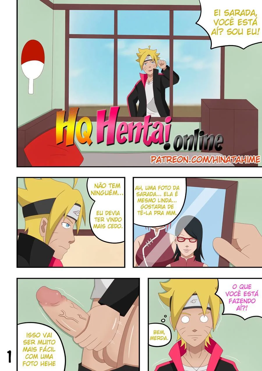 Naruto Uzumaki e sua família piranha em sexo incesto em hentai HQ brasileiro