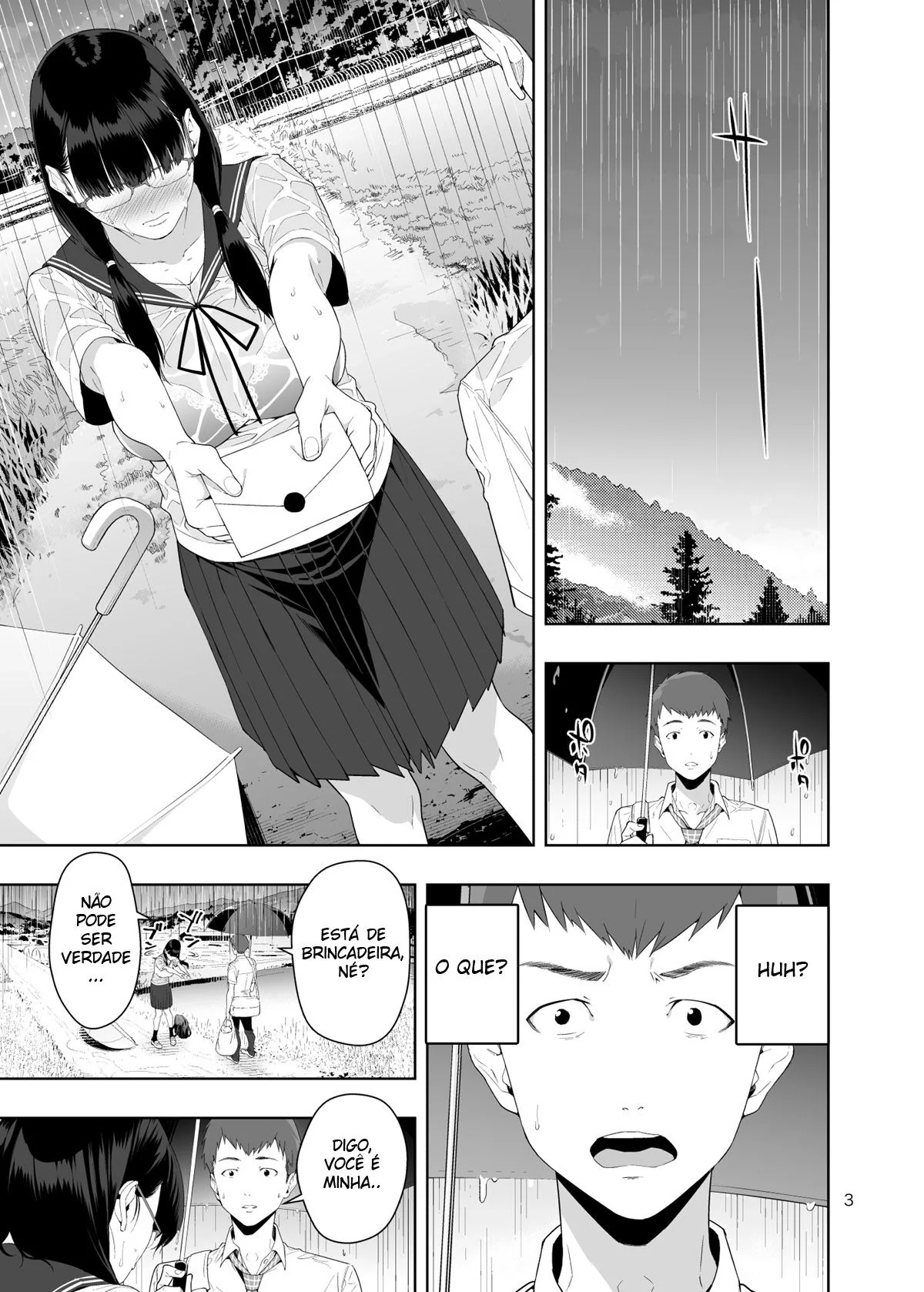 Chuva de Pica: Piranha se molha pela rola do rapaz safado – Hentai HQ Brasileiro