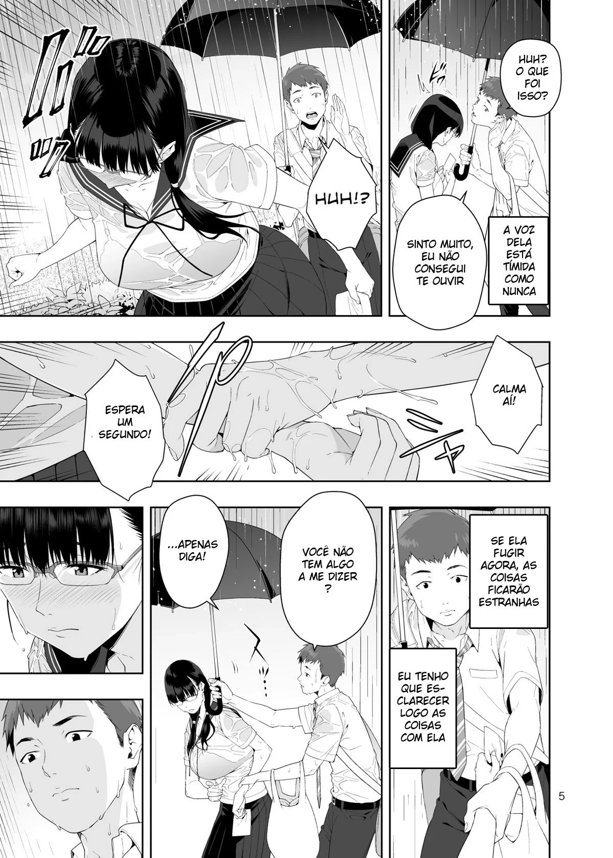Chuva de Pica: Piranha se molha pela rola do rapaz safado – Hentai HQ Brasileiro
