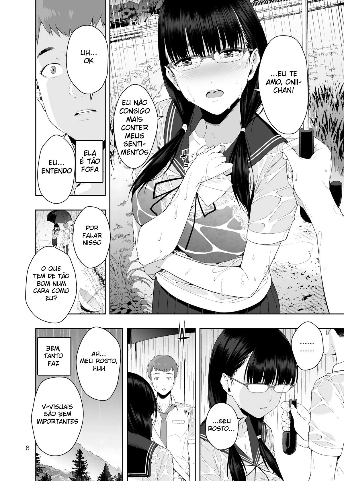 Chuva de Pica: Piranha se molha pela rola do rapaz safado – Hentai HQ Brasileiro