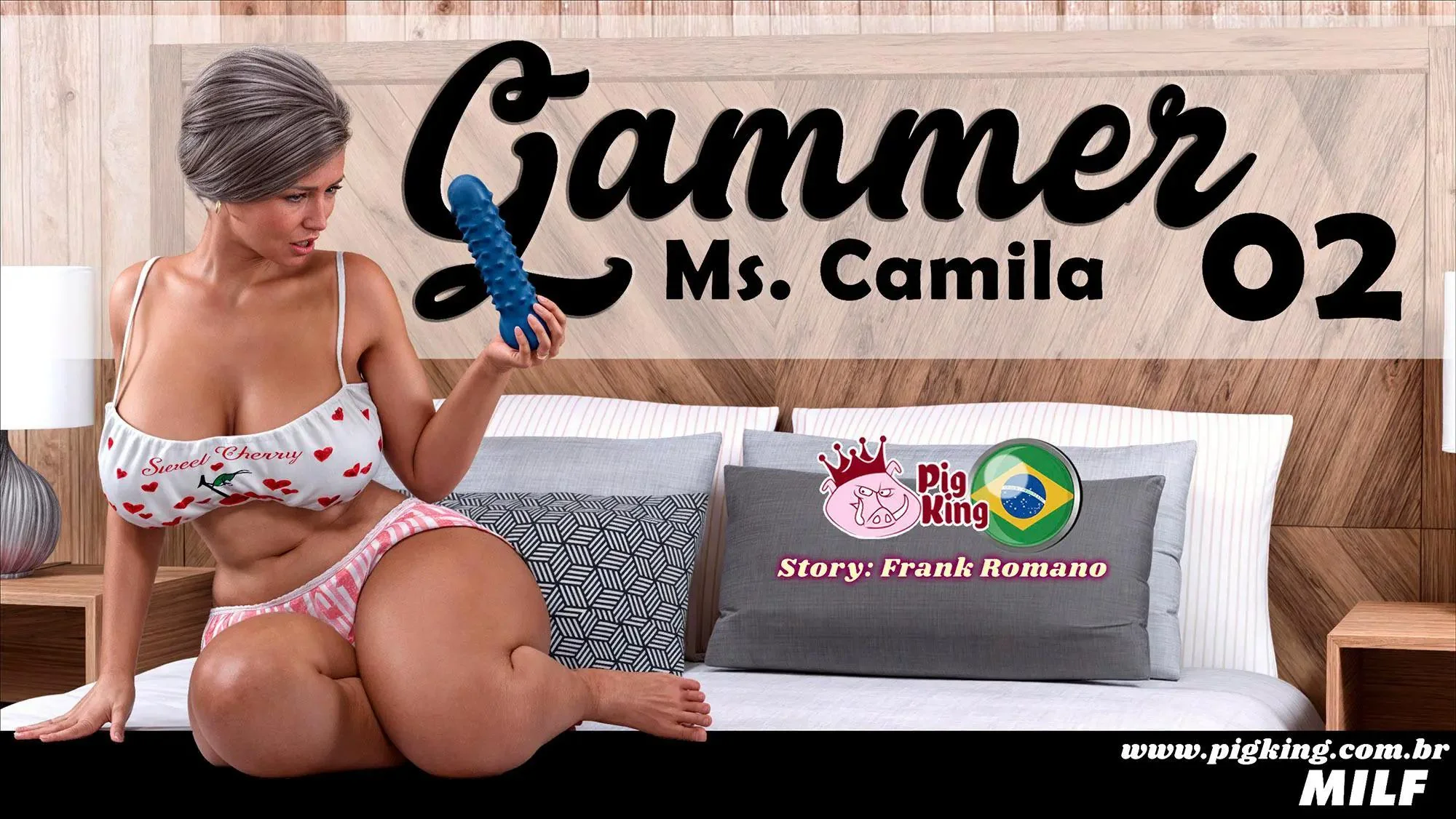 Ms. Camila: Mamãe Piranha Dando a Buceta Pro Filho em Hentai HQ Brasileiro