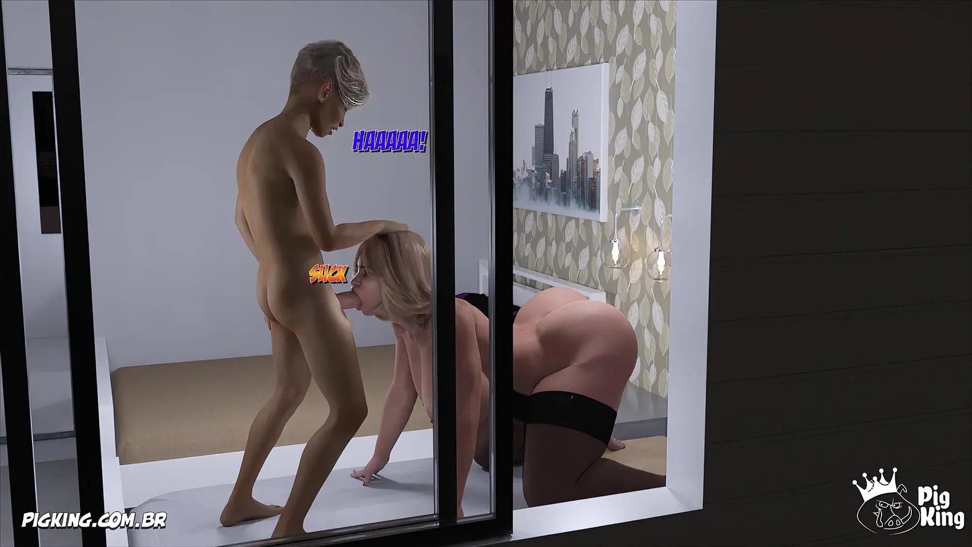 Louise e o Tarado do Filho – A Piranha da Família em Hentai HQ Brasileiro
