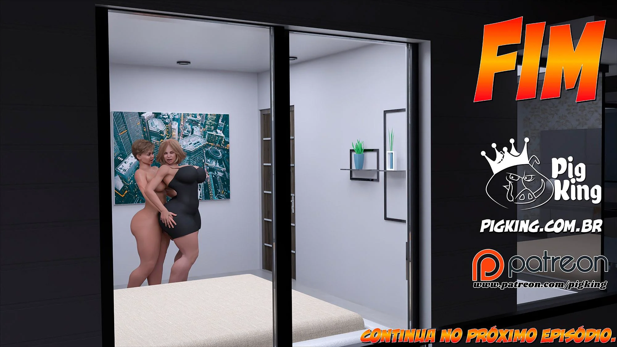Louise a Piranha Safada Leva Velhote Dotado para Transar em Hentai 3D HQ Brasileiro
