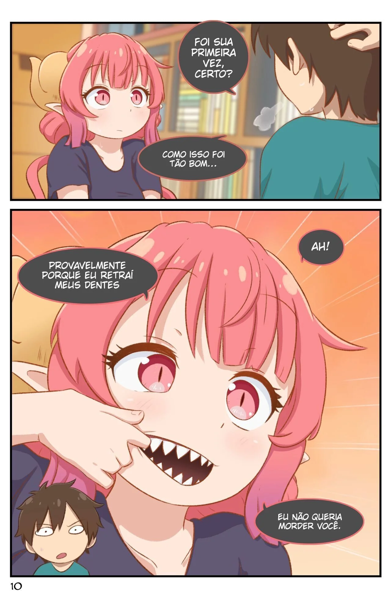 [REVISAR POST ⚠️✏️] kobayashi-san-chi no maid dragon: Ilulu vs Taketo Aida