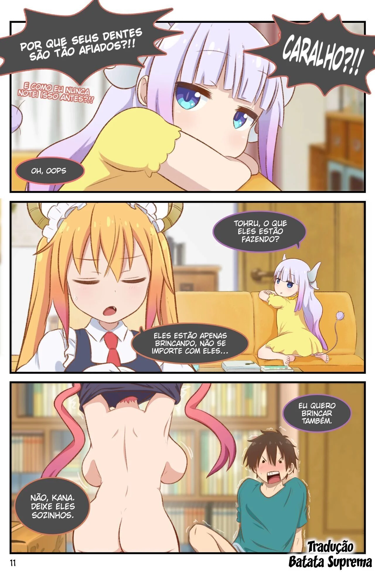 [REVISAR POST ⚠️✏️] kobayashi-san-chi no maid dragon: Ilulu vs Taketo Aida