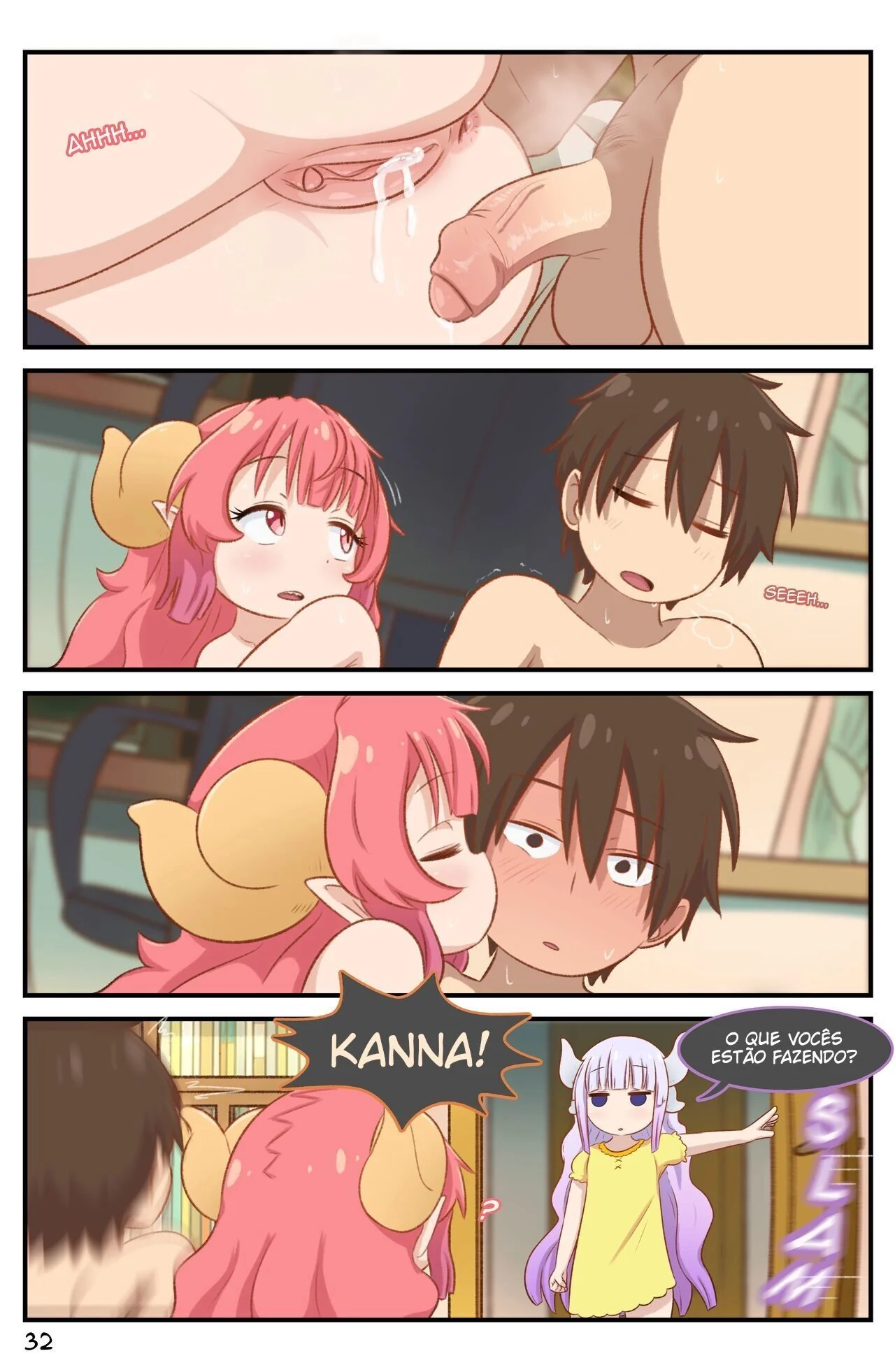[REVISAR POST ⚠️✏️] kobayashi-san-chi no maid dragon: Ilulu vs Taketo Aida
