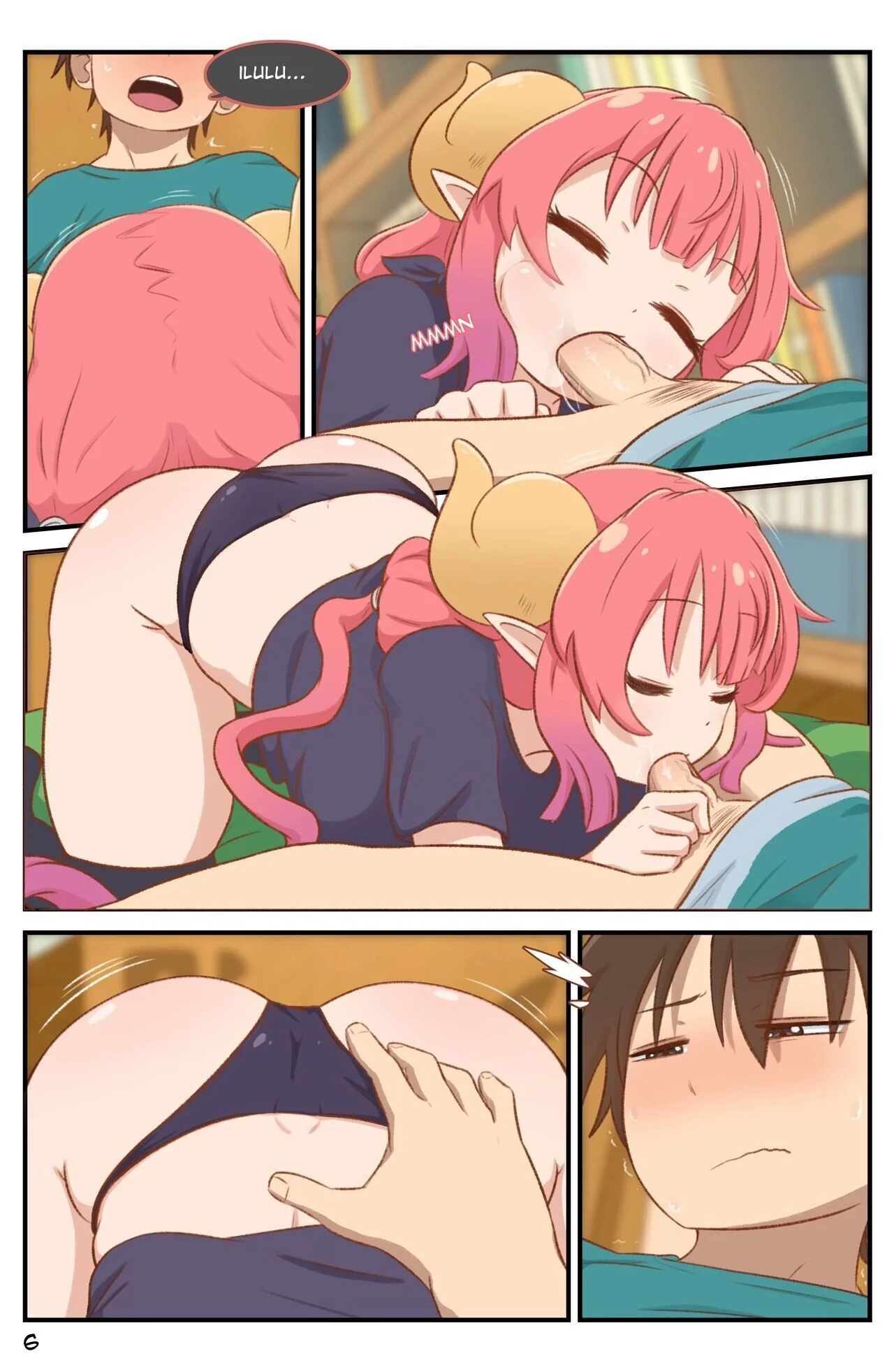 [REVISAR POST ⚠️✏️] kobayashi-san-chi no maid dragon: Ilulu vs Taketo Aida