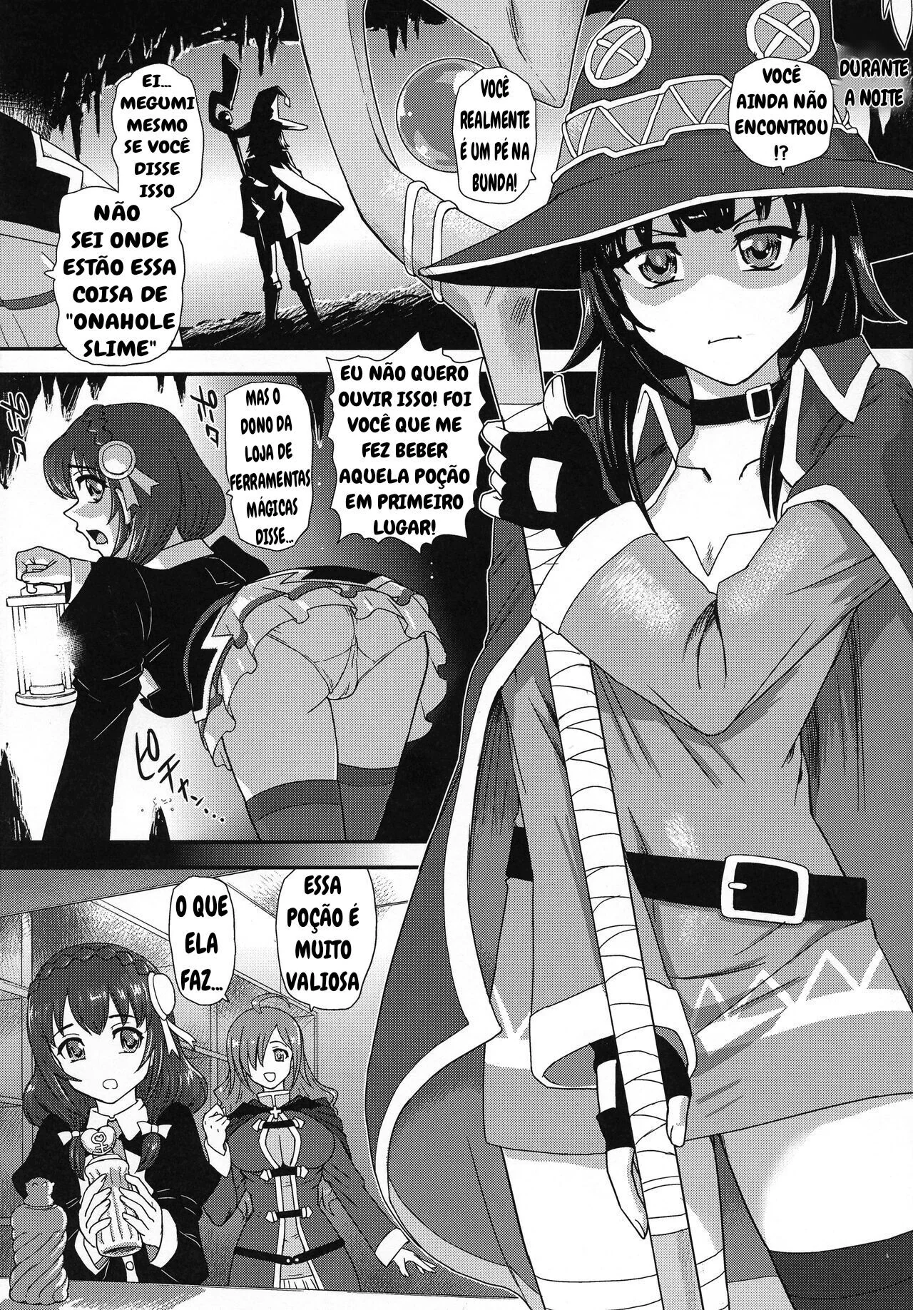 Megumin x Yunyun duas novinhas Futanari